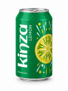 Kinza Lemon 24 x 320ml pack of 24 sparkling lemon soft drink cans