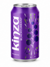 Kinza Blackcurrant 24 x 320ml pack of 24 sparkling blackcurrant soft drink cans