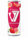V7 Pink Lemonade 24 x 300ml pack of 24 sparkling vitamin drink cans