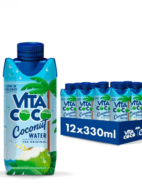 Vita Coco Natural Coconut Water 12 x 330ml pack of 12 bottles