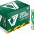 V7 Lemon Mint 6 x 300ml pack of sparkling lemon and mint drink cans
