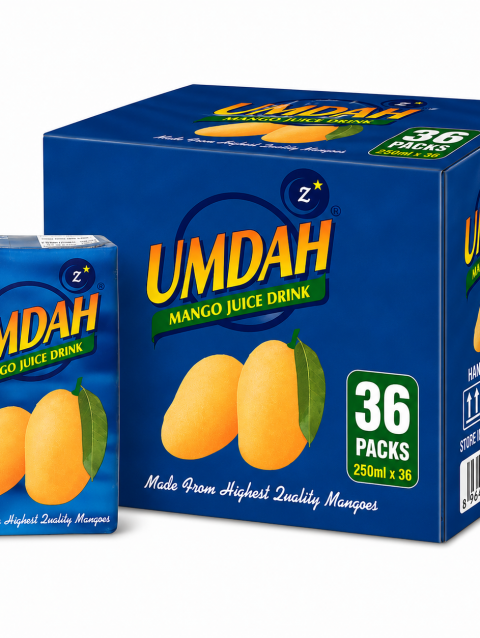 Umdah Mango Juice 36 x 250ml pack of 36 cartons