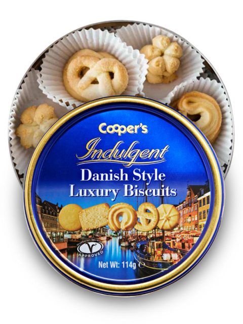 Cooper's Indulgent Danish Style Luxury Biscuits Tin 114g