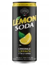 Crodo Lemon Soda 24 x 330ml pack of sparkling lemon soft drink cans