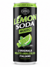 Crodo Mojito Soda 24 x 330ml pack of sparkling mojito soft drink cans