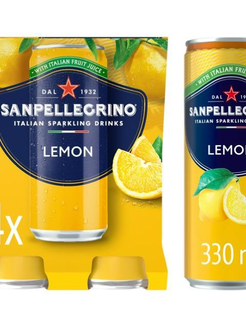 San Pellegrino Limonata 4 x 330ml sparkling Italian lemon drink