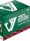 V7 Pomegranate 6 x 300ml pack of sparkling pomegranate drink cans